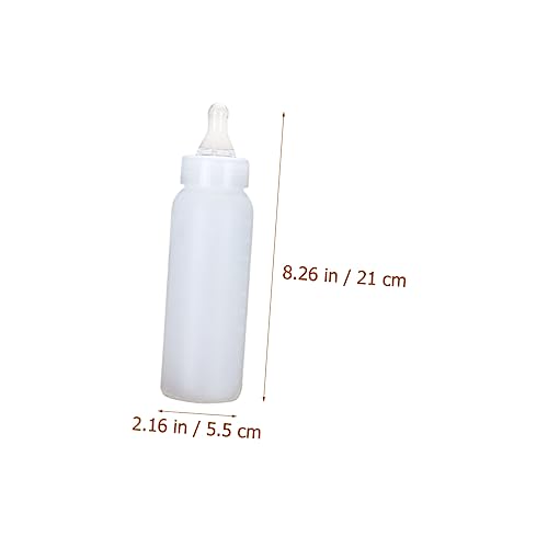 GALPADA Portable 250ml Pig Milk Feeding Bottle for Piglets and Lambs Silicone Teat Lid Small Animal Supplies for Easy Nursing