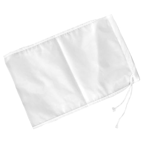 2 Pack Nut Milk Bag, Strainer Bag Tea Filter Bags Food Strainer Reusable Food Filter 300 Mesh Fine Mesh Strainer for Straining Almond Soy Cold Brew Coffee Bag Cheese Cloth for Milk