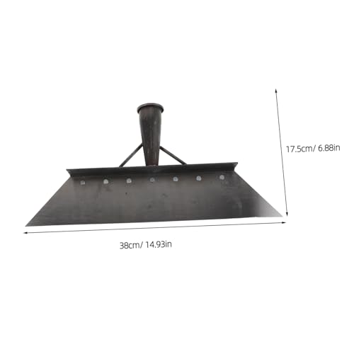 Beaupretty Heavy Duty Manganese Steel Pasture Manure Scoop and Cleaning Scraper Shovel 38cm for Farm and Barn Floor Scraping