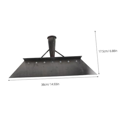 Beaupretty Heavy Duty Manganese Steel Pasture Manure Scoop and Cleaning Scraper Shovel 38cm for Farm and Barn Floor Scraping