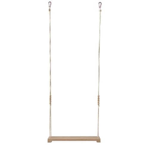 Chicken Swing Toy, Wooden Hen Swing Hanging Chicken Perch Ladder Swing Wood Stand Decorative Chicken Coop Accessories Toys Supplies for Rooster Chicken Owners & Lovers