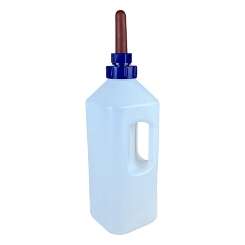 Large Capacity Livestock Milk Container Feeding Bottle with Leakproof Nipple Easy Refilling Mouth for Fawns Nursing - style: 5 liter capacity