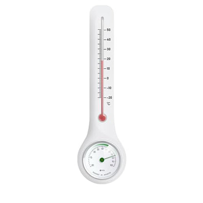 Digital Temperature Humidity Gauge for Animal Husbandry Greenhouses Garages Homes with Wall Mounting Capability Large Display Temperature Meter