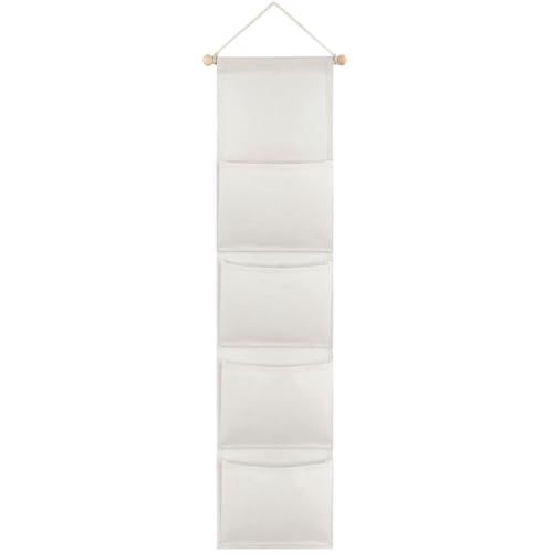 RUNROLE 8 Inch Narrow Fish Extender to Right Fit the Cabin Door - 1, 2, 3, 4, 5 Pocket, Blank White for Easy Customization, 2026 &2027 FE for Gift Exchanges and Pixie Dust - size: 4 Pockets