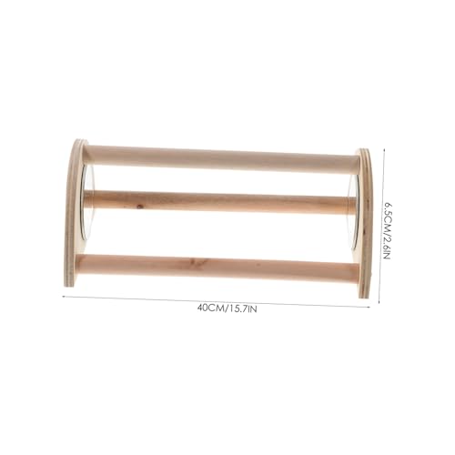 VANZACK 2pcs Wooden Chick Perch Roosting Bar for Chickens Chick Training Stand for Coop and Brooder Comfortable Resting and Playing for Poultry
