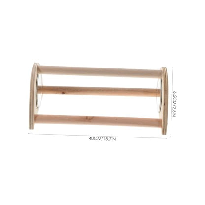 VANZACK 2pcs Wooden Chick Perch Roosting Bar for Chickens Chick Training Stand for Coop and Brooder Comfortable Resting and Playing for Poultry