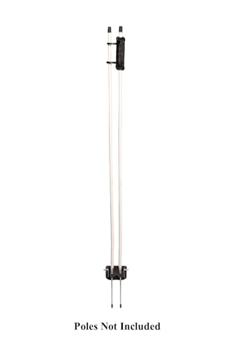 RentACoop Gate Handle Kit for Electric and Non-Electric Fencing - Includes Handles, Hooks, Stakes, Guylines, and Pegs - Posts Not Included