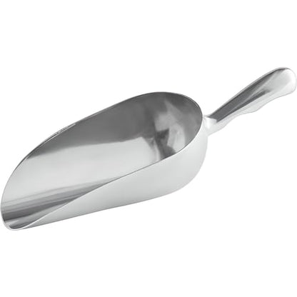 OCS Parts Aluminum 11-Inch Food and Ice Scoop | 24-Ounce | Professional Grade Scooper for Ice, Flour, Candy, Sugar, Rice, Popcorn, Coffee, and Beans for Home or Commercial Kitchens - size: 24-Ounce