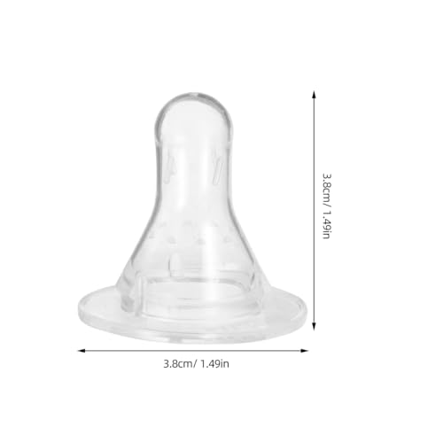 UKCOCO Lamb Feeding Nipples, 10-Pack Thickened Milk Bottle Teats Suitable for Sheep and Goat Nursing, Sturdy PET Feeding Supplies for Small Animals