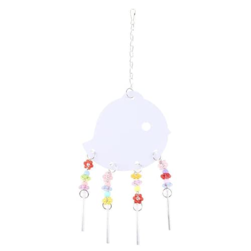 ansu Chicken Toy Pet Birds Swing Mirror Toys with Bells Macaw Cockatoo Parakeet Tool