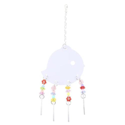 ansu Chicken Toy Pet Birds Swing Mirror Toys with Bells Macaw Cockatoo Parakeet Tool