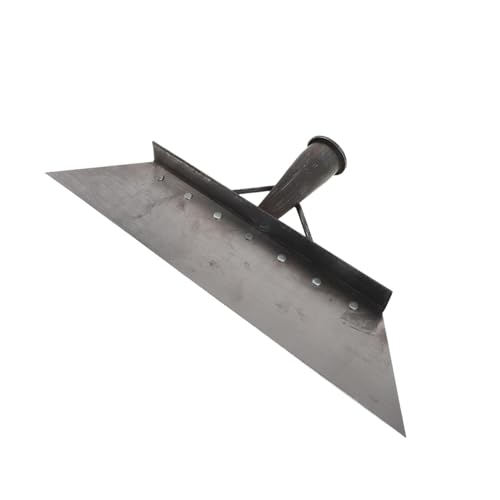 INOOMP Manganese Steel Multifunctional Garden Cleaning Shovel 38cm for Barn Manure Scraper Tool Heavy Duty Livestock Dung Scraper Spade for Farm and Lawn Care