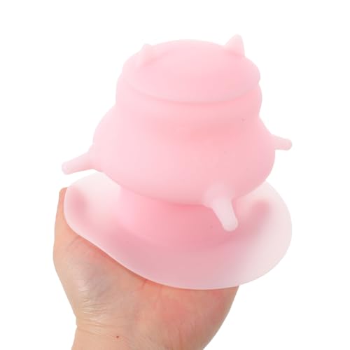 Pet Feeder Bowl with Nursing Nipple - Silicone Kitten Milk Feeder for Puppies and Small Animals - Puppy Milk Feeding Station for Animal Lovers - Pink - color: Pink