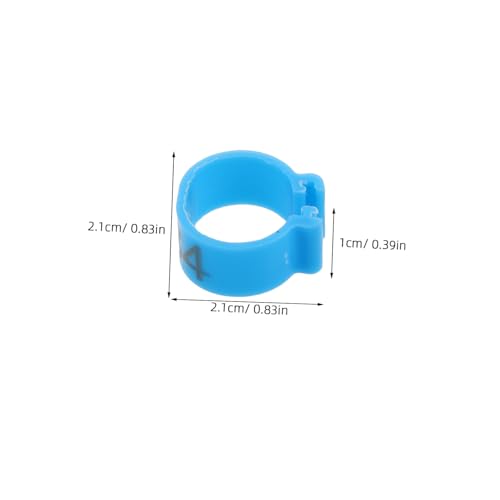 UPKOCH 120pcs Numbered Chicken Leg Bands Poultry Identification Rings for Efficient Tracking of Chickens Ducks Geese Boost Farm Management Productivity