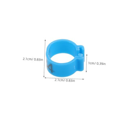 UPKOCH 120pcs Numbered Chicken Leg Bands Poultry Identification Rings for Efficient Tracking of Chickens Ducks Geese Boost Farm Management Productivity