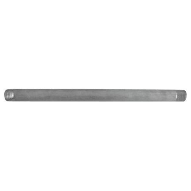 1/8 x 2 1/2" 316 Stainless Steel Schedule 80 Nipple TBE Seamless - size: 2 1/2, style: 1/8