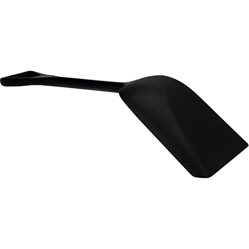 SPARTA 41076EC03 Plastic Sanitary Shovel, Food Safe Plastic Shovel For Commerical Kitchens, 11 Inches, Black - color: Black, size: 10" x 13.75" Scoop