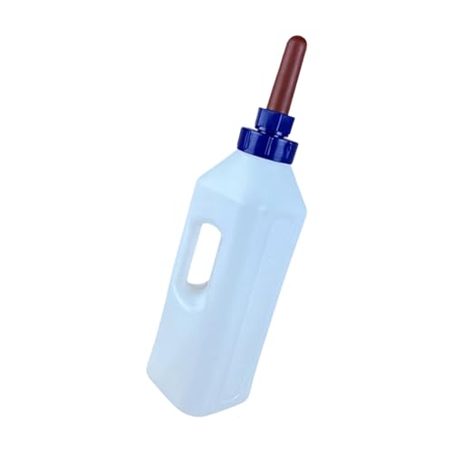 Large Capacity Livestock Milk Container Feeding Bottle with Leakproof Nipple Easy Refilling Mouth for Fawns Nursing - style: 3 liter capacity