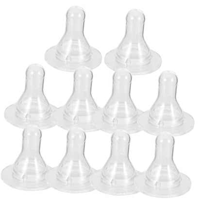 10Pcs Lamb Milk Bottle Nipples Durable Silicone Pacifiers for Feeding Newborn Animals for Calves Piglets and Lambs Replacement Nipples for Livestock Care