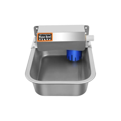 Automatic Water Dispenser for Dog,Heavy Duty Stainless Steel Water Bowl Dispenser,3L Water Feeder for Horse,Dog,Cat and Other Livestock