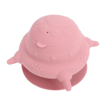 Zerodis Puppy Milk Feeder Nursing Supplies Reusable Food Grade Silicone Kitten Milk Feeding Bowl Pet Nursing Station with Suction Cup Base Kittens Puppies Nipple Feeder Puppy