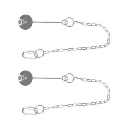 Hanging Feeders for Chickens Stainless Steel Construction Adjustable Chain Vegetable Skewer and Toy Function to Relieve Stress Feeding Tool - size: S