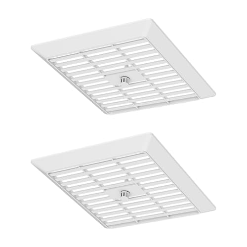 G686N Bathroom Vent Fan Grille/Cover Replacement, Compatible with Broan-NuTone Models 686, Durable White Exhaust Fan Cove(2 Pack) - color: 2 Pack