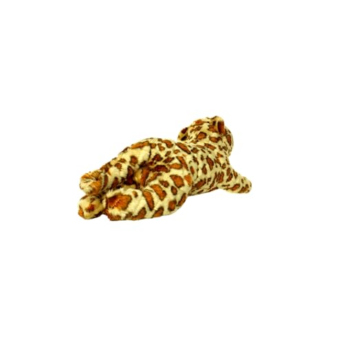 MIGHTY- Massive-Safari-Leopard- Squeaker-Multiple Layers. Made Durable, Strong & Tough. Interactive Play Dog Toy (Tug, Toss & Fetch). Machine Washable & Floats | Multiple Layers & Reinforced Seams , Washable and Floats , Mighty® Construction - color: Crea
