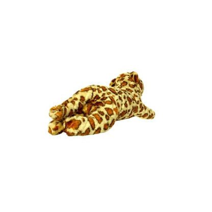 MIGHTY- Massive-Safari-Leopard- Squeaker-Multiple Layers. Made Durable, Strong & Tough. Interactive Play Dog Toy (Tug, Toss & Fetch). Machine Washable & Floats | Multiple Layers & Reinforced Seams , Washable and Floats , Mighty® Construction - color: Crea