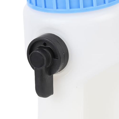 Naroote Calf Milk Bottle, Feeding Colostrum Immune System, 2.5L Farm Animal Nursing Bottle with Control Valve, Biteproof Food Grade Plastic, Ergonomic Handle for Calves & Lambs