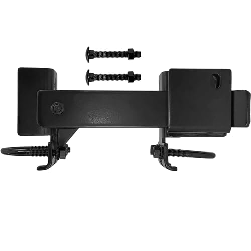 Black Chain Link Commercial Strong Arm Double Gate Latch - Latches Two Gates Together Without The Need of a Drop Rod - Chain Link Double Gate Latch for 1-5/8" Thru 2" Gate Frames - size: Black Commercial - Each
