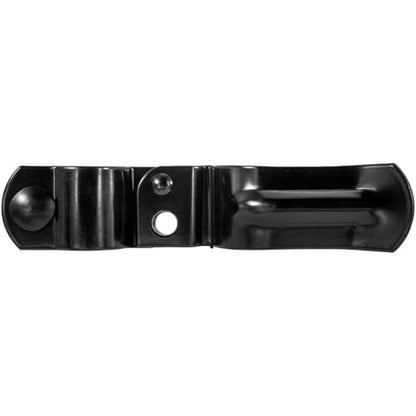 Black 1-5/8" x 2-3/8" Heavy Duty Fork Latch - Pressed Steel - Powder Coated - CASE Qty 10 - size: 1-5/8" x 2-3/8" - Case