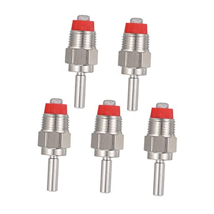 Toddmomy 5Pcs Stainless Steel Automatic Pig Waterer Nipples Efficient Animal Water Supply for Sows Pigs and Livestock Leak Design Reduces Install for Clean Drinking