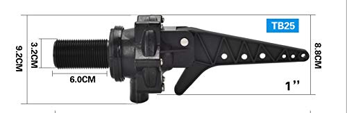 1" Tankbuddy Valve PumpBuddy High Flow Large Water Discharge 25mm Float Valve Double Water Level and Adjustable Water Level (TB25) - size: 1 Inch