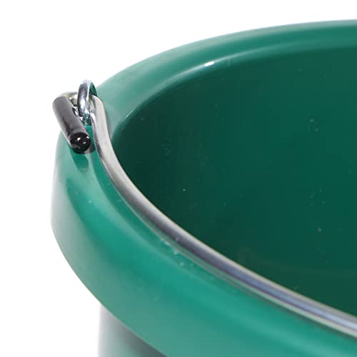 Farm Innovators HB-60 9 Quart 2 Gallon 60 Watt Plastic Heated Bucket with Built in Thermostat, Green - color: Single, size: 2 Gallon