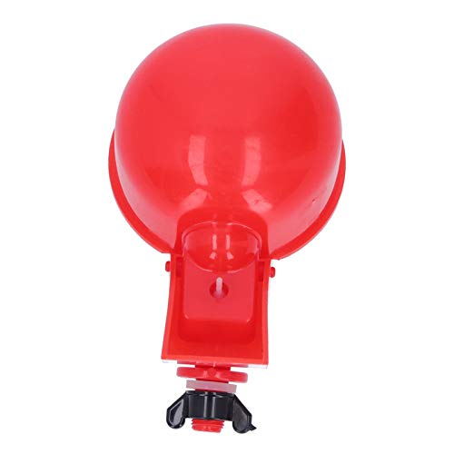 AYNEFY 2pcs Automatic Chicken Water Cup Poultry Breeding Supplies Drinking Bowl with Leak Proof Design for Poultry Bird 2pcs Automatic Chicken Water Cup Red Plastic Gardening