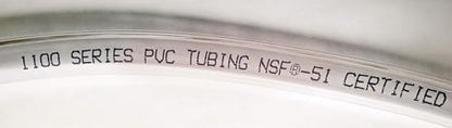 Vinyl PVC Tube Certified (NSF 51) Multipurpose Food-Grade Beer Brewing Line Clear Tubing, Kegerator, Wine Making, Aquaponics, Air Water Hose, 7/16" ID (11mm), 9/16 OD, Clear (10 Feet) - size: 10 Feet