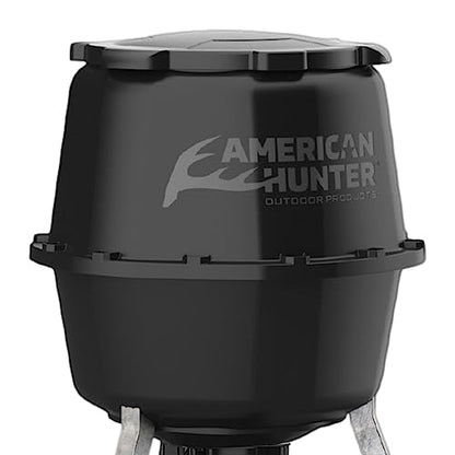 American Hunter 30 Gal Nesting Hopper | Hunting Durable Lightweight 3 Legged Game Feeder with XDE-Pro Automatic Delivery System