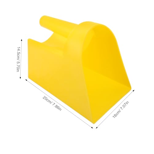 Ergonomic Livestock Feed Scoop Heavy Duty Garden Shovel Plastic Scoop Comfortable Handle