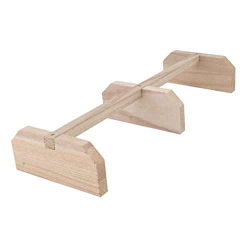 Wooden Bird Perch Stand Natural Roosting Bar for Hens Parrots Medium Birds and Fun Extra Perch for Chicken Coop and Play