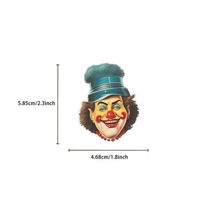 50pcs Cool Character Clown Stickers for Water Bottles Skateboard Luggage Laptop Bumper Waterproof Vinyl Clown Stickers Bulk for Boys Teens Adults (Clown) - color: Clown
