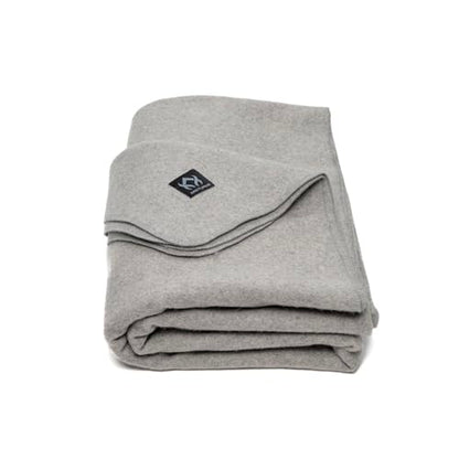 Arcturus Military Wool Blanket - Warm, Thick, Washable - Great for Outdoors, Camping, Stadium Blanket, Picnics, Travel - Car & Bushcraft Survival Kits - color: Stone Gray