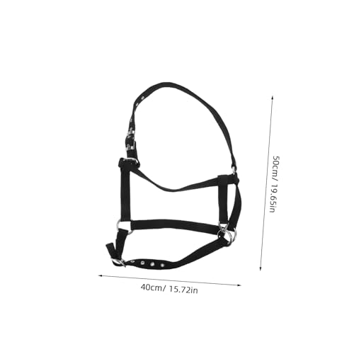 Kisangel Comfortable Padded Horse Halter and Rope for Equestrian Training Adjustable and Breakaway Equestrian Training
