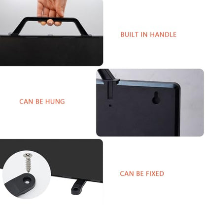 Hyuduo Chicken Coop Heater, Adjustable Thermostat Electric Heating Panel 120 185F 160W with Temperature Protector, for Poultry Small Animals (US Plug)