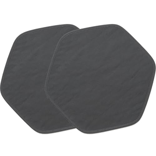 Amakunft 2Pcs Waterproof Hexagon Playpen Mat Washable Pee Pad Fit with Small Animal Playpen (42.5in x 41in) Reusable Pet Bedding Liner for Guinea Pig, Rabbit, Hamster, Chinchilla, Hedgehog - size: 2pcs