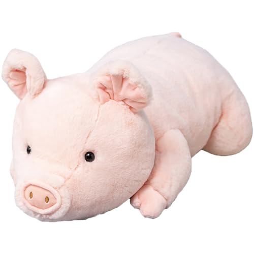 Weighted Stuffed Animals, 5lbs Weighted Pig Stuffed Animal Cute Pig Plush Animals Hugging Pillow Toy Gifts for Adults and Kids, 24.9 inch - size: 24.9 inch