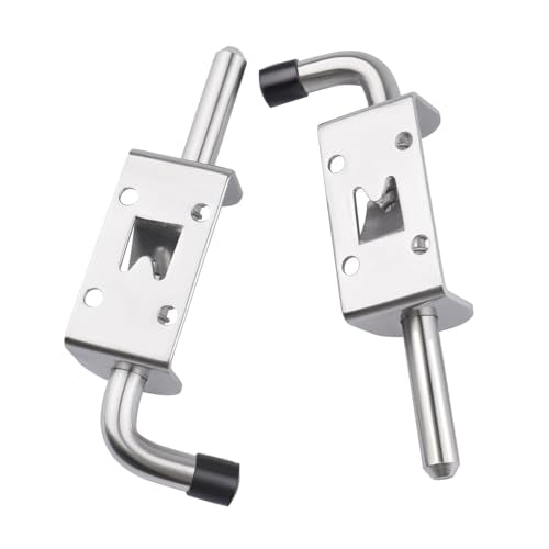 Shed Door Hardware Kit- Includes Hinges, Latches, and T-Handle Lock, Door and Window Hinge Set for Shed, Gate, Barn, Playhouse, Chicken Coop and More