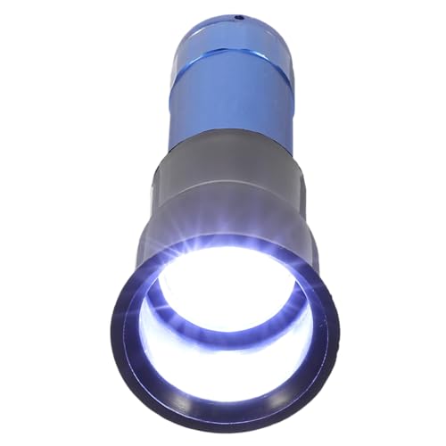 Handheld Egg Candler with Cold Led Light for Chicken Duck Goose Egg Incubation and Hatching Portable Candling Lamp for Farm Testing - color: Blue
