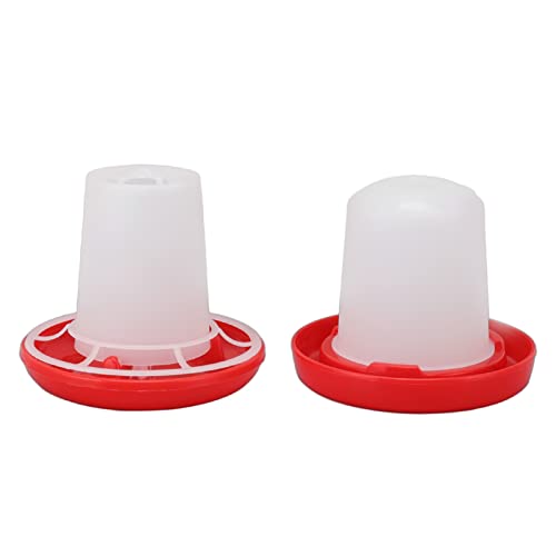 Ejoyous Chick Feeder and Waterer Kit, Poultry Automatic Feeding and Watering Water Feeder Combo for Small Chicks Ducks Quail