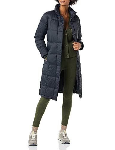 Amazon Essentials Women's Lightweight Quilted Long Puffer Winter Coat - color: Black, size: X-Large